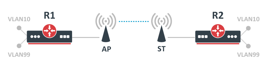 Wireless VLAN Trunk