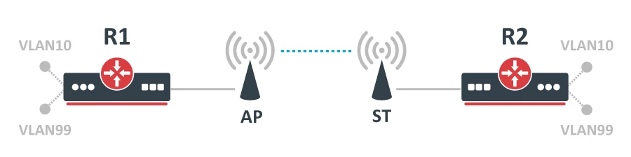 Wireless VLAN Trunk